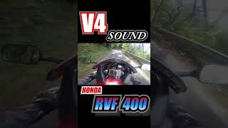 V4 SOUND  HONDA RVF 400 shorts [upl. by Yalhsa]