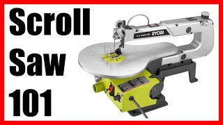 Scroll Saw 101  How to Use a Scroll Saw [upl. by Anilas]