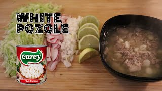 White Pozole using canned hominy corn [upl. by Hgielyak]