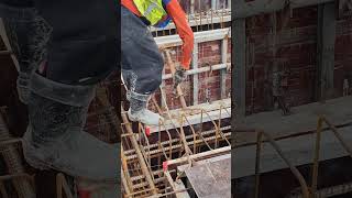 Install 50x50 tube steel on top of formwork [upl. by Jarrow411]