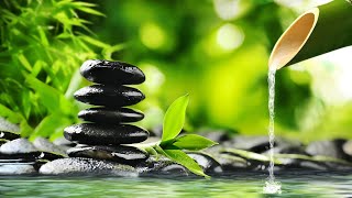 Relaxing Piano Music Bamboo Water Fountain Sleep Music Relaxing Music Meditation Music [upl. by Ddene]