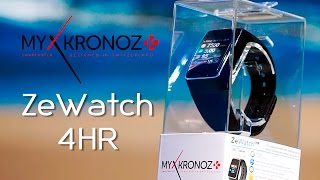 Infinitas prestaciones en tu muñeca con el ZeWatch 4 HR de MyKronoz [upl. by Imtiaz301]