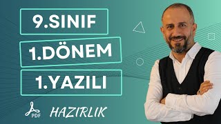 9Sınıf Matematik 1Dönem 1Yazılı  Mantık Kümeler öğrenmegarantili [upl. by Prudence]