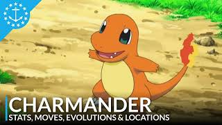 Charmander  Stats Moves Evolution amp Locations  The Pokemon Pokedex Podcast With Rhys amp Felicity [upl. by Melvyn488]