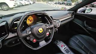 2014 Ferrari 458 Italia Spider Interior [upl. by Alliuqaj803]