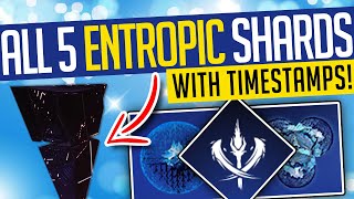 Destiny 2  5 ENTROPIC SHARD LOCATIONS Unlock Fragments amp Aspects  Beyond Light [upl. by Jahncke420]