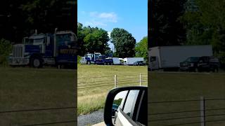 Dangerous accident trailer driver 😱 trendingshorts shortvideo accident [upl. by Liatnahs715]