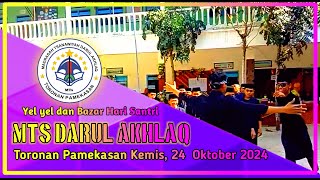 Yel yel dan Bazar Hari Santri MTs Darul Akhlaq 24 Oktober 2024 [upl. by Palecek]