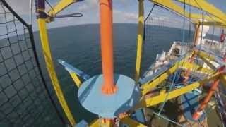 Norwegian Breakaway Ropes Course The Plank part 2 [upl. by Podvin]