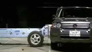 Crash Test 2007  Present Honda Crossroad Side Test JNCAP [upl. by Barbaresi]