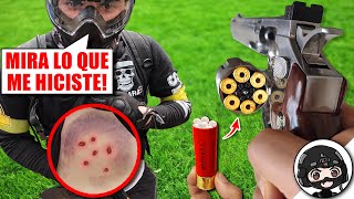 Lo PERFORÉ con REVOLVER ESCOPETA❗️ 😱🩸 ▬ Yio Airsoft Gameplay [upl. by Yssirc]