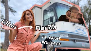 Solo Female MOVING TO FLORIDA IN AN RV With help from henchmen [upl. by Llehsem]