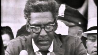 Bayard Rustin speaking at the March on Washington [upl. by Crespo]