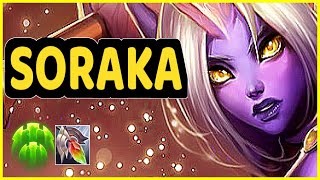 SORAKA VS SINGED SUPPORT GAMEPLAY [upl. by Airitak553]