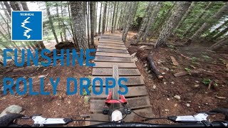 Funshine Rolly Drops  Whistler Bike Park Encyclopedia 2024 [upl. by Ayerf]