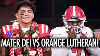 1 Mater Dei vs Orange Lutheran  LEAGUE FINALE [upl. by Roath29]