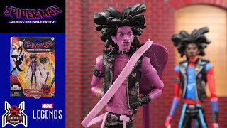 Marvel Legends SPIDERPUNK Hobie Brown Unmasked SpiderMan Across SpiderVerse Wave 2 Figure Review [upl. by Onilecram520]