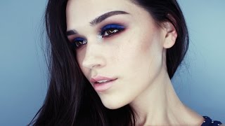 Blue vibe makeup tutorial [upl. by Tranquada199]