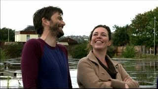 David Tennant amp Olivia Colman on the set of Broadchurch [upl. by Floyd]