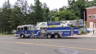 Tarrytown FD Tower Ladder 78 Responding [upl. by Gurtner]