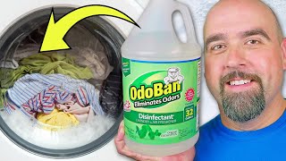 Get Mildew Smell Out of Clothes with OdoBan Stop Laundry Stink [upl. by Alverta292]