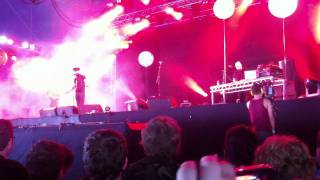 Dan Le Sac vs Scroobius Pip Angles live  Bestival 2011 [upl. by Refanej]