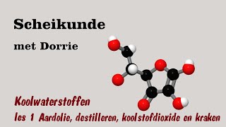 Koolwaterstoffen les 1 Aardolie destilleren koolstofdioxide en kraken [upl. by Annirak]