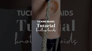 Tucking braidsのやり方 ヘアアレンジ 美容師 braids [upl. by Nueovas]