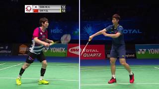 MS  SON Wan Ho KOR 5 vs SHI Yuqi CHN 7  BWF 2018 [upl. by Boutis983]