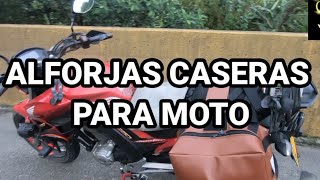 ALFORJAS CASERAS PARA MOTO¿ por qué usarlas [upl. by Ativahs]