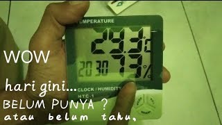 CARA SETTING  CLOCK HUMIDITY HTC1 [upl. by Rednal]