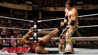 Big E Langston vs Fandango  Intercontinental Title Match Raw Dec 30 2013 [upl. by Portie]