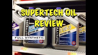 Walmart Supertech Oil Full Synthetic Review  Bundys Garage [upl. by Gish]