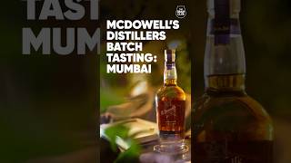 Whisky Tasting Event Mumbai McDowells Distillers Batch Single Malt [upl. by Kirad774]