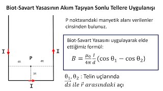 BiotSavart yasasıyla manyetik alanın bulunuşu [upl. by Madonna]