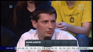 Młodzież kontra 501 Marek Marecki UPR vs gen Mieczysław Bieniek 12102014 [upl. by Shakespeare640]