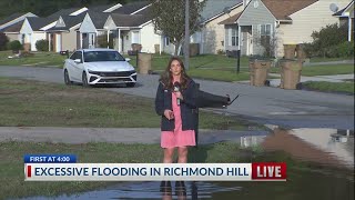 Richmond Hill sees excessive flooding [upl. by Akinej428]