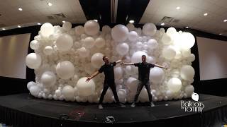 Organic Balloon Wall Time Lapse Setup  Balloons by Tommy [upl. by Ees]