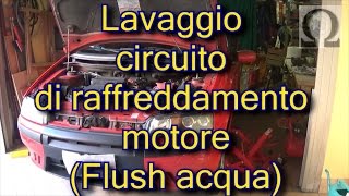 Tutorial lavaggio circuito di raffreddamento motore Fiat Punto mk2 188 12 16v [upl. by Learsiy]