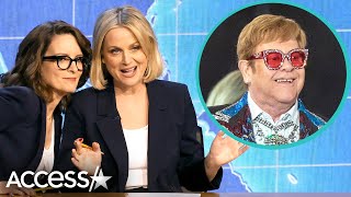 Tina Fey amp Amy Poehlers Weekend Update Reveals Elton John As EGOT Winner at Emmys [upl. by Netsruk910]