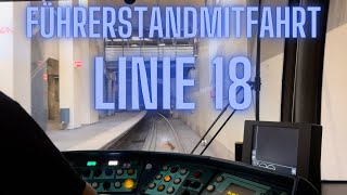 Führerstandmitfahrt  Linie 18  Thielenbruch  Mülheim Wiener Platz Stadtbahn Köln [upl. by Rand]