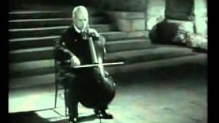 Pau Casals Bach Cello Solo Nr1 BWV 1007 81954 [upl. by Glynnis666]