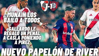 LOS BAILÓ MUNIAIN  GALLARDO LES DIO UN PENAL PONIENDO A PIREZ  REACCIÓN DE RIVER 11 SAN LORENZO [upl. by Ssew390]