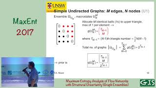 MaxEnt 2017  Robert K Niven  Maximum Entropy Analysis of Flow Networks [upl. by Maddy960]