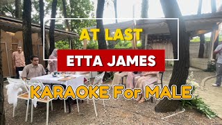 At Last  Etta James Karaoke For Male Version [upl. by Harness]