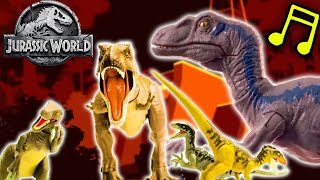 Most Epic Jurassic World Music Videos 🦕🦖🎶🎵  Jurassic World  Mattel Action [upl. by Lyndsay]