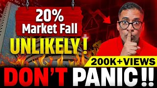 DONT Panic Because 20 Market Fall looks Impossible  Rahul Jain Analysis marketcrash portfolio [upl. by Rehteh789]