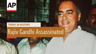 Rajiv Gandhi Assassinated  1991  Today In History  21 May 17 [upl. by Lenhart]