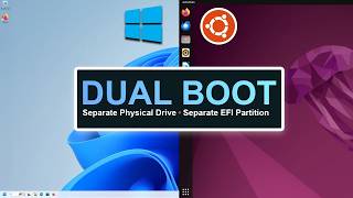 Dual Boot  Windows 11 and Ubuntu LTS  Separate Drive  Separate EFI Partition  Avoid Boot Issues [upl. by Aieka600]