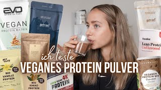 XXL VEGAN PROTEINPULVER TEST  Evo Sportsfuel Foodist getvuel Sunday Natural  annrahel [upl. by Aryamo]